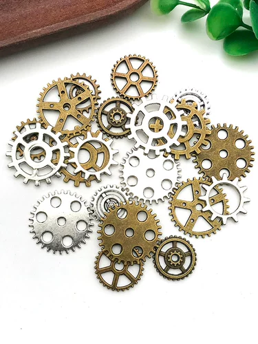 Металлический аксессуар ручной работы, аксессуары с шестернями, в стиле панк