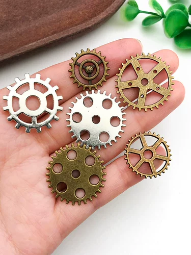 Металлический аксессуар ручной работы, аксессуары с шестернями, в стиле панк