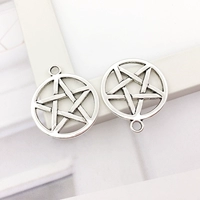 Серебряная звезда Penta-25x28 мм-4327.