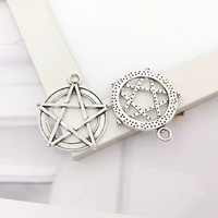 Серебряная звезда пента-28x31mm-10-актива