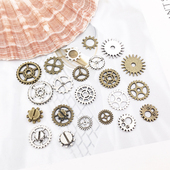 朋克胸针diy饰品配件 30个锯齿齿轮 机械钟表机芯蒸汽 小号钟表