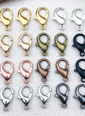 diy303合金龙虾扣饰品配件高保色钥匙扣串珠材料手链项链连接扣