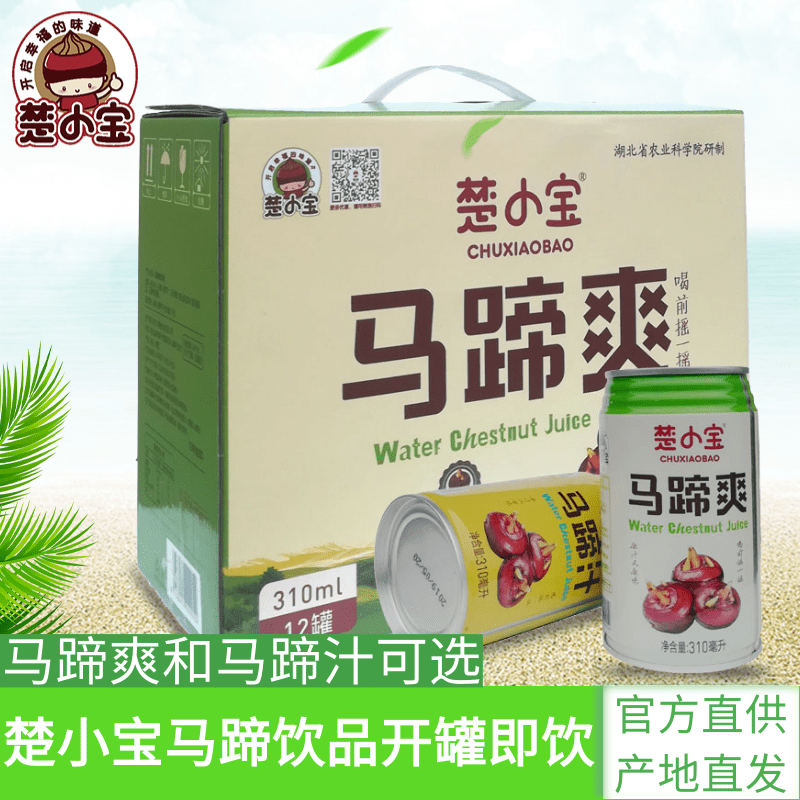 楚小宝马蹄爽饮品荸荠饮料6罐