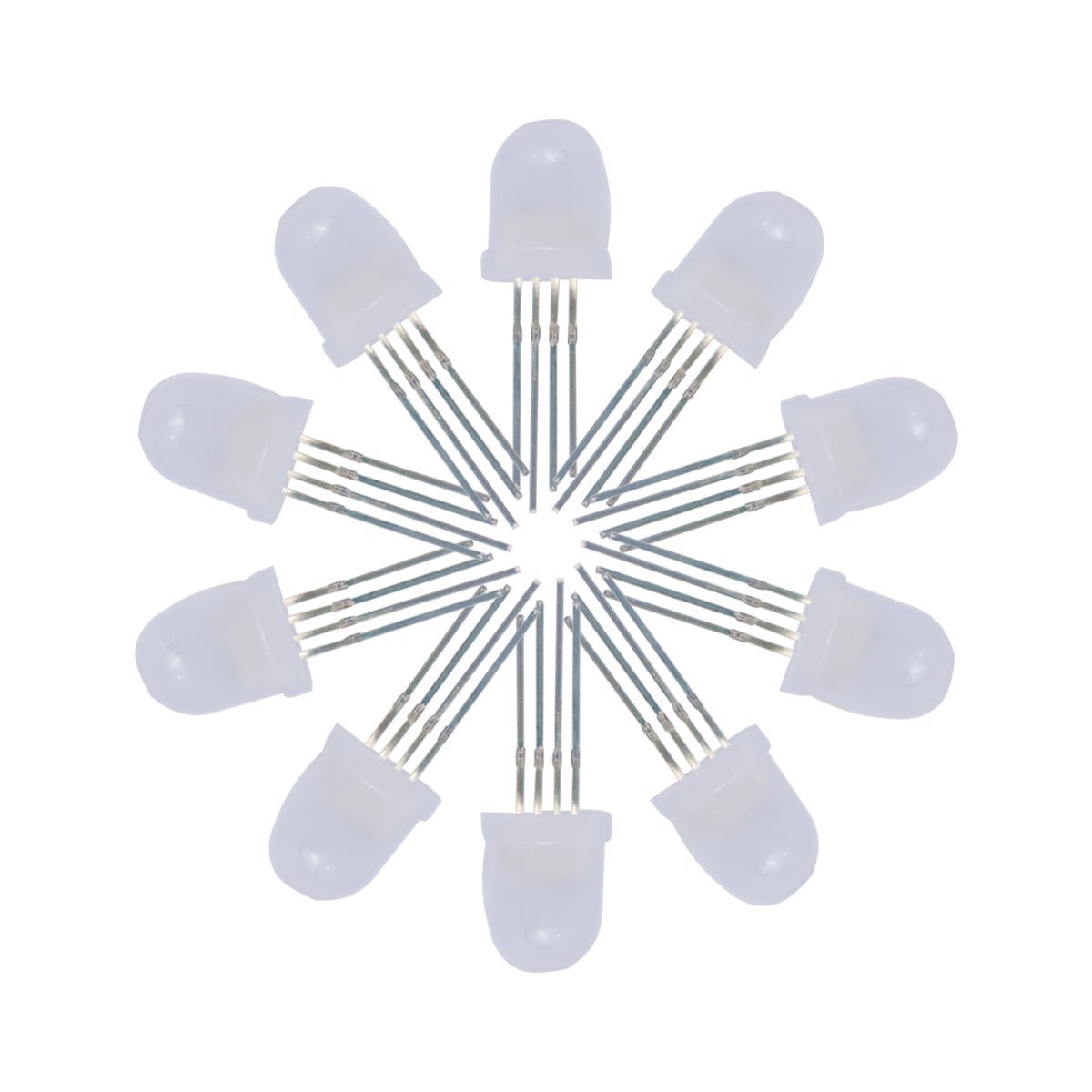 全彩内置直插灯珠 p9823 apa106 ws2818 f8 f5 草帽灯珠rgb 5v