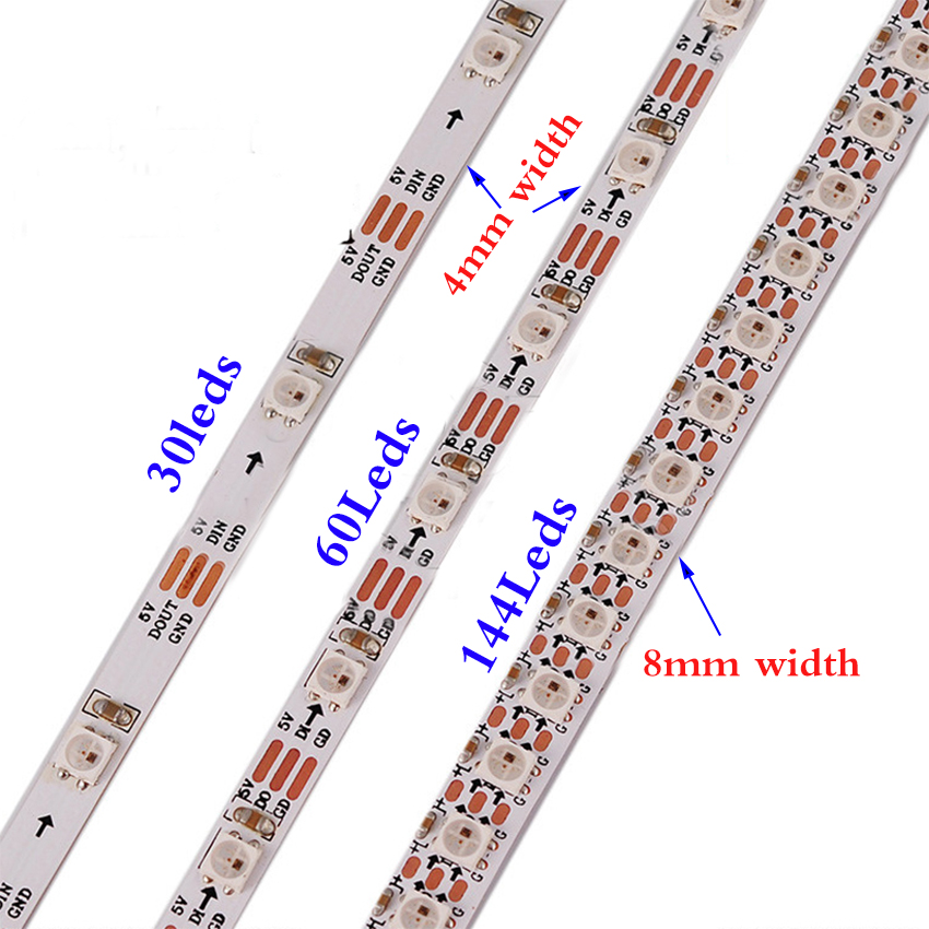 彩色7mm144rgb热卖led灯带