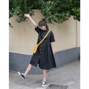 Zhong dog nhỏ tám quả lê tự chế - váy đen - 2019 mới tươi ngọt váy đen sinh viên - Sản phẩm HOT