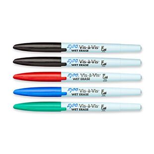 Expo Vis-A-Vis Wet-Erase Markers 美国产水溶性记号笔 16000