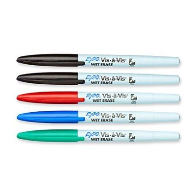 Expo Vis-A-Vis Wet-Erase Markers 美国产水溶性记号笔 16000