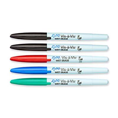 Expo Vis-A-Vis Wet-Erase Markers 美国产水溶性记号笔 16000