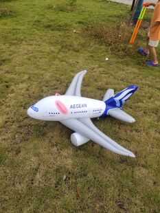 充气仿真模型飞机火箭创意道具益智装饰品儿童玩具飞机客机战斗机