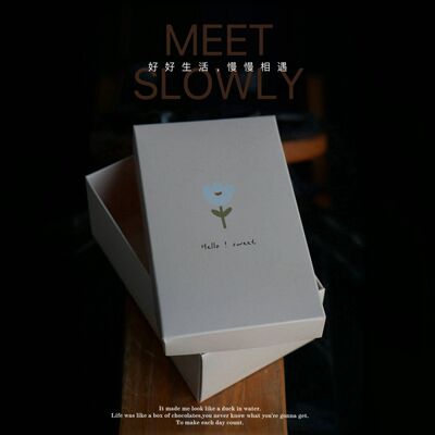 hellosweet系列小花折叠纸盒