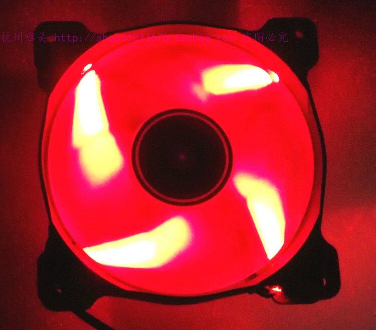 全新 海盗船12025 12CM机箱风扇 3线静音 红白绿蓝光 散装1150转