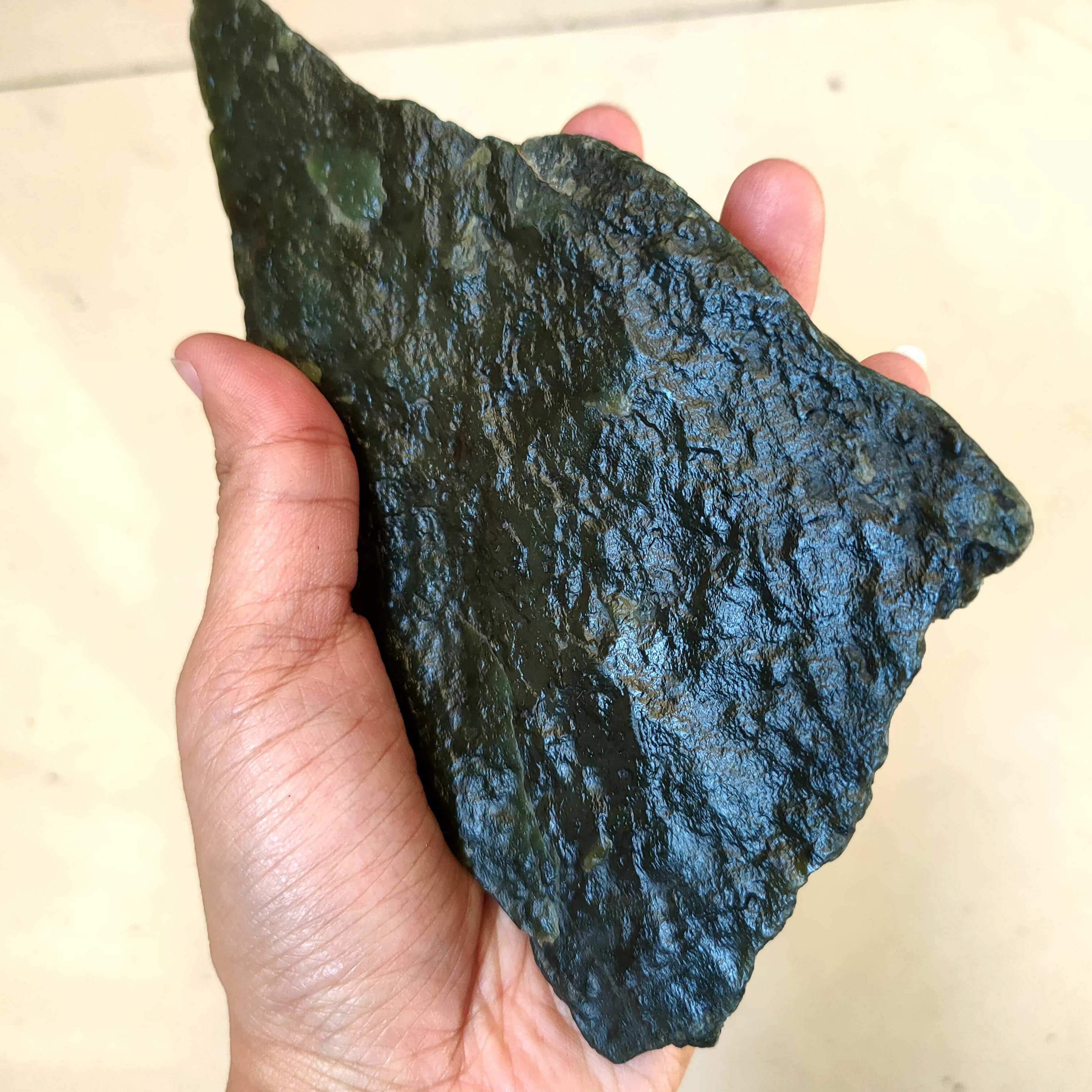 和田喀什玉龙河籽玉 450g新疆若羌山流水碧玉籽料原石 戈壁料奇玉