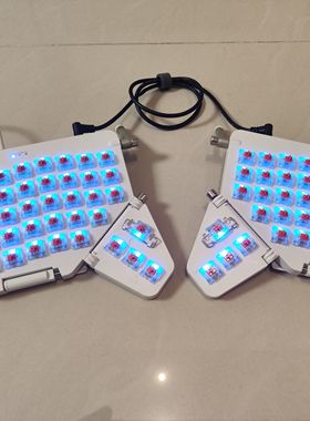 moonlander客制化机械键盘ergodox分体机械键盘二狗可编程热插拔