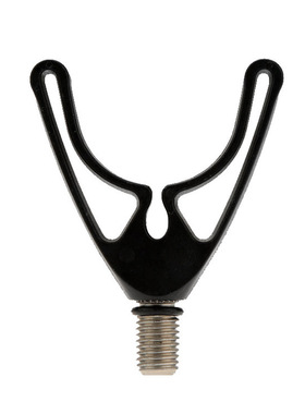 静逸尚品新品黑色U行支架头尼龙塑料海竿支架头海竿支架竿叉