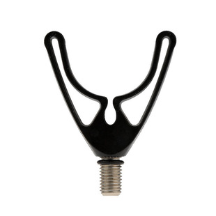 静逸尚品新品黑色U行支架头尼龙塑料海竿支架头海竿支架竿叉