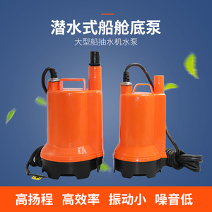 船用水泵舱底泵12V24v直流潜水泵渔船水泵排水泵