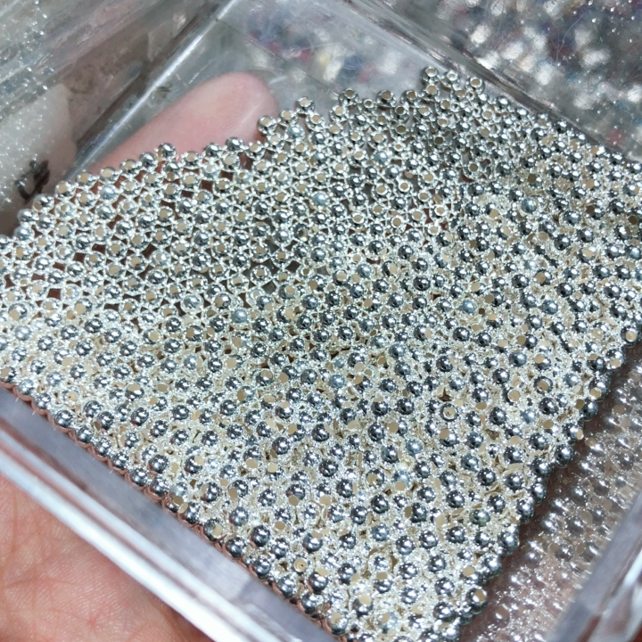 3mm银珠配件散珠单珠diy一粒 不包邮,饰品/流行首饰/时尚饰品新,银饰配件,淘宝优惠券,粉丝福利购,淘宝优惠卷