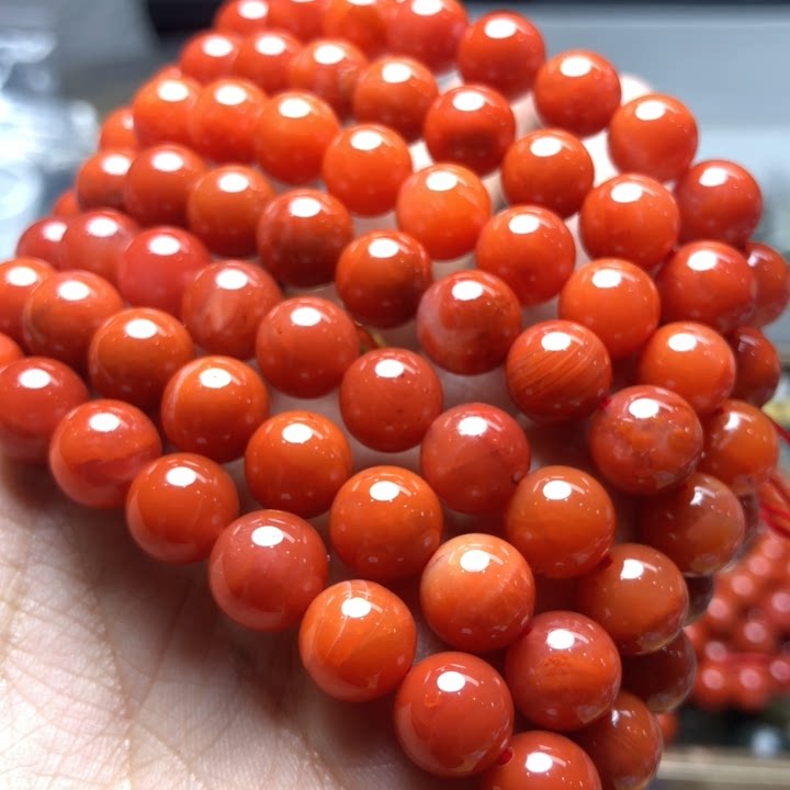 满色天然单圈手链约9mmW831川料