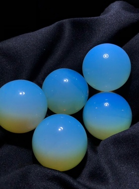 1A520 蛋白石球圆球摆件家具办公室七星阵玄关客厅茶桌25mm