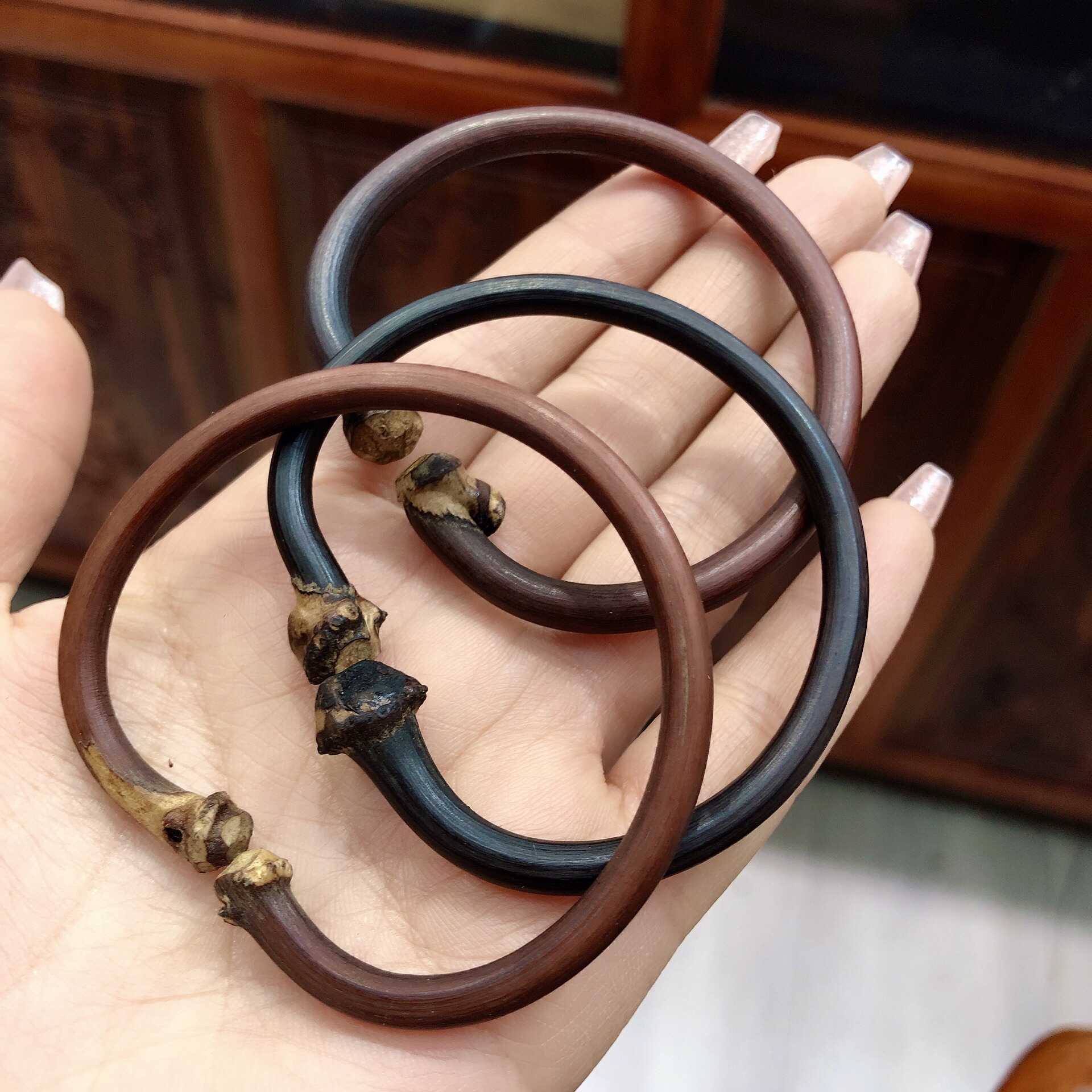 正宗鸡血藤手镯配饰情侣款