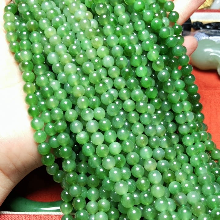 天然和田玉碧玉手链项链佛珠