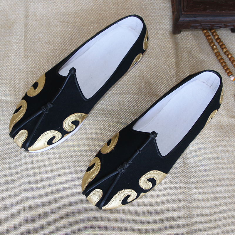 老北京布鞋男纯手工鹰嘴靸道士