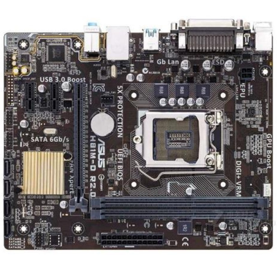 爆新 1150针华硕H81M-D R2.0主板 H81 VGA COM LPT USB3 DDR3
