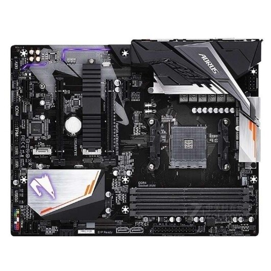 爆新 技嘉B450 AORUS ELITE主板 B450 AM4 DVI HDMI 2xM.2 DDR4