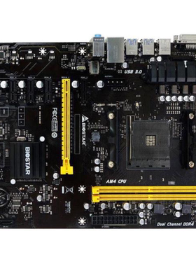 爆新 BIOSTAR/映泰 TB350-BTC集成主板 B350 AM4 DVI USB3 DDR4