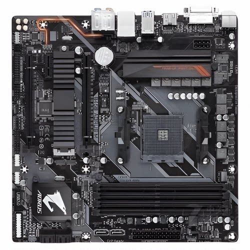 爆新 技嘉B450 AORUS M主板 B450 AM4 DVI HDMI M.2 USB3 DDR4