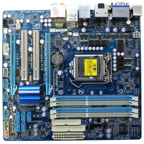 爆新 1156针技嘉 GA-H55M-UD2H主板 H55 VGA DVI HDMI DP DDR3