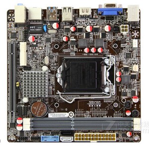 冲新 1155针MAXSUN/铭瑄 MS-B75IL 全固版小板 B75 ITX 17X17CM