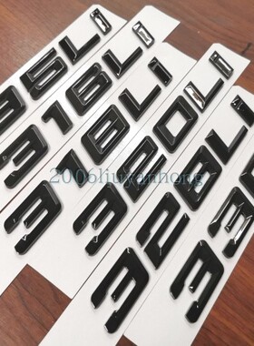 适用于宝马17-22款3系320li 325li 328li 330li 335li贴标车标