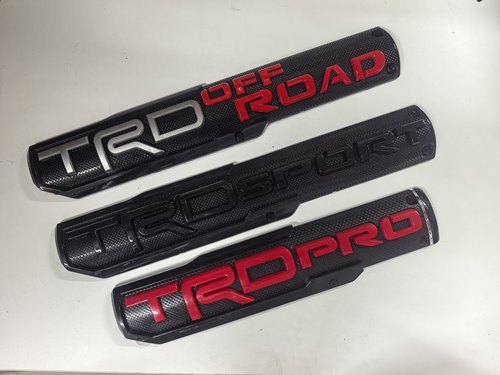适用于丰田北美坦途红杉车标TRD SPORT ROAD改装贴标TRD PRO BRO