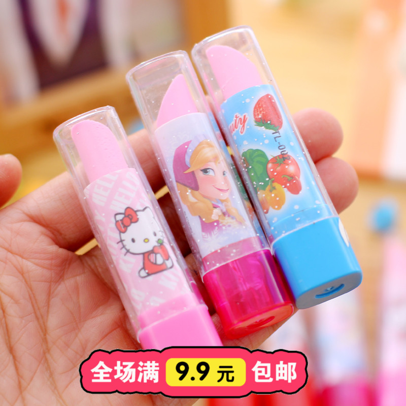 口红橡皮擦儿童橡皮卡通擦创意日韩国文具学习用品小学生礼物|msdalam kategori Kamus elektronik/buku kertas elektronik/alat tulis, bekalan sekolah setiap hari, pemadam - dari Buy2taobao.com untuk memberikan perkhidmatan ejen Taobao profesional membeli