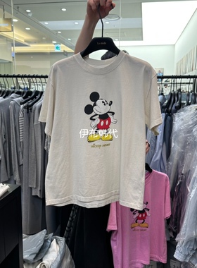 LE ETOILE韩国东大门正品代购26春款 圆领休闲卡通老鼠短袖T恤