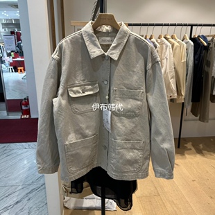 OVERTAKE韩国东大门正品代购26春款 翻领休闲多口袋工装夹克外套