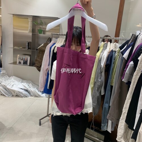 棉质休闲字母布艺女包购物袋