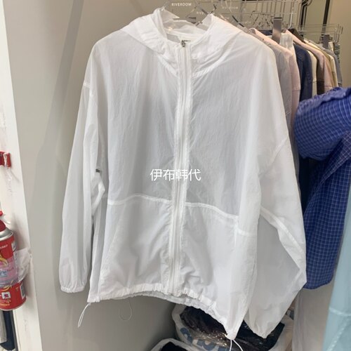 连帽薄款拉链休闲防晒开衫外套