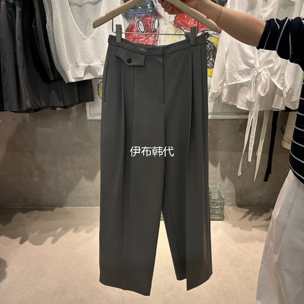 LAMAGIEPIE/LAMAGIE GREY韩国东大门代购26春 休闲正装西裤直筒裤