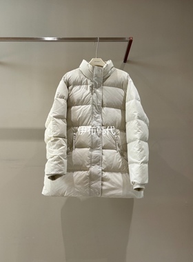 LIMED SPRUCE韩国东大门代购冬款 立领纯色中长款鹅绒 羽绒服外套