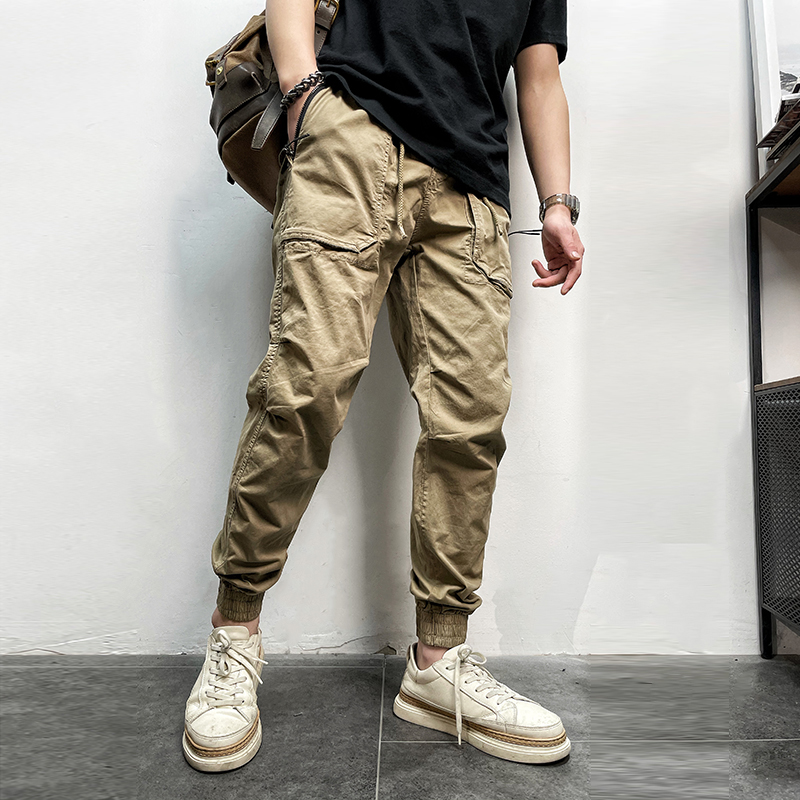 显瘦宽松百搭工装男士休闲裤