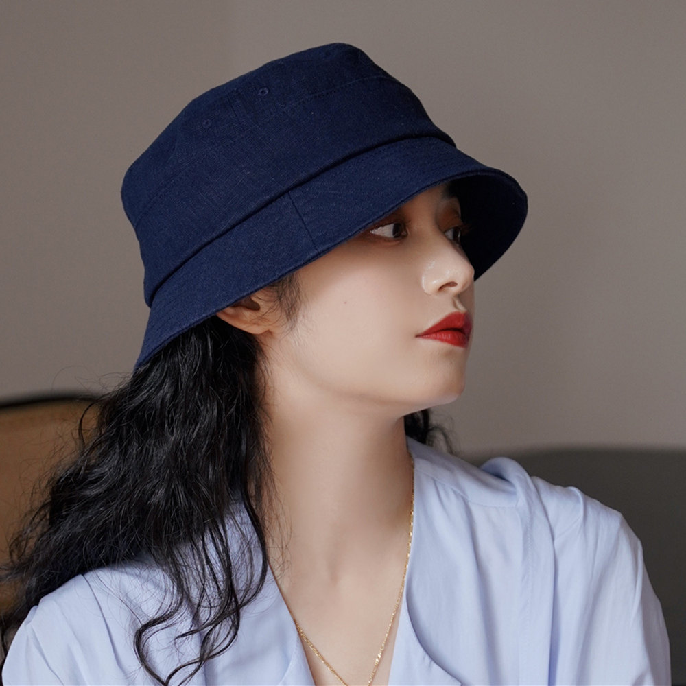 帽子女渔夫帽女夏季薄款uv短檐韩版百搭春秋日系文艺遮阳防晒盆帽