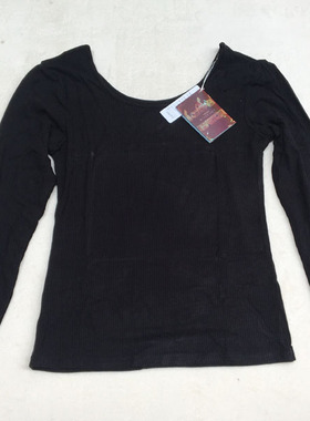 2件包邮塔塔依单件女士发热莫代尔薄款大圆领内衣秋衣打底衣68601