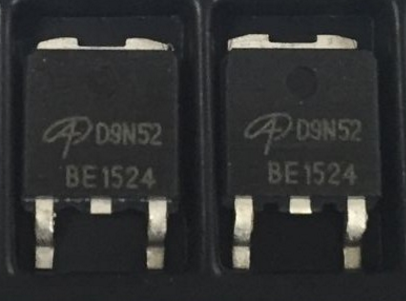 AOD9N52 场效应MOS管 9A 520V 贴片TO252 丝印 D9N52