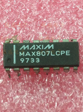 MAX807LCPE MAX807LEPE 电源监控 进口双列直插脚DIP封装