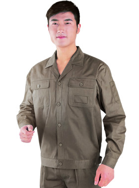 彪神521l长袖工作服男时尚纯棉