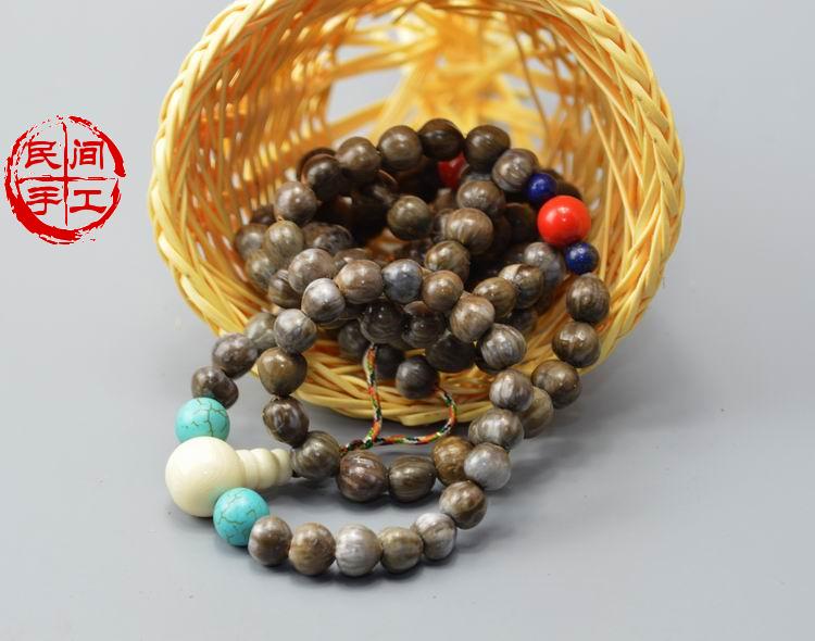 精挑菩提原料雕刻草珠子
