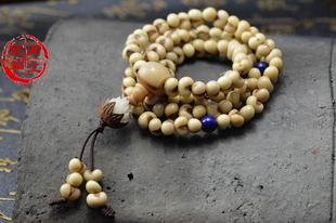 白色金佛草佛珠 金佛珠108 小佛眼菩提佛珠 紫金钵盂菩提 柏香籽